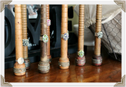 textile blog vintage spool ring display by 2sistershandcrafted